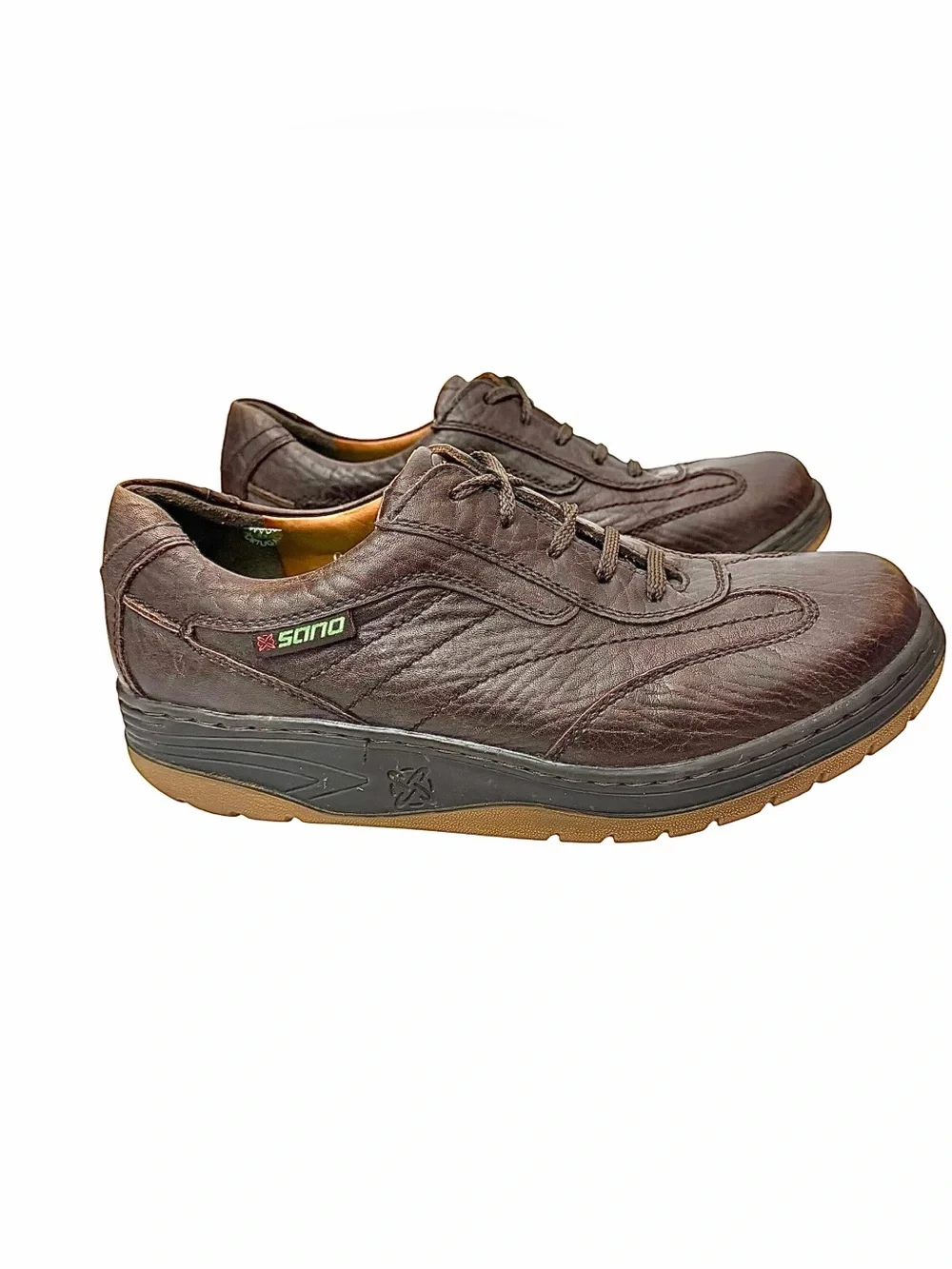 Mephisto Sano Rapid Lace Shoes Men’s US 9 EU 8.5 Brown Leather Comfort